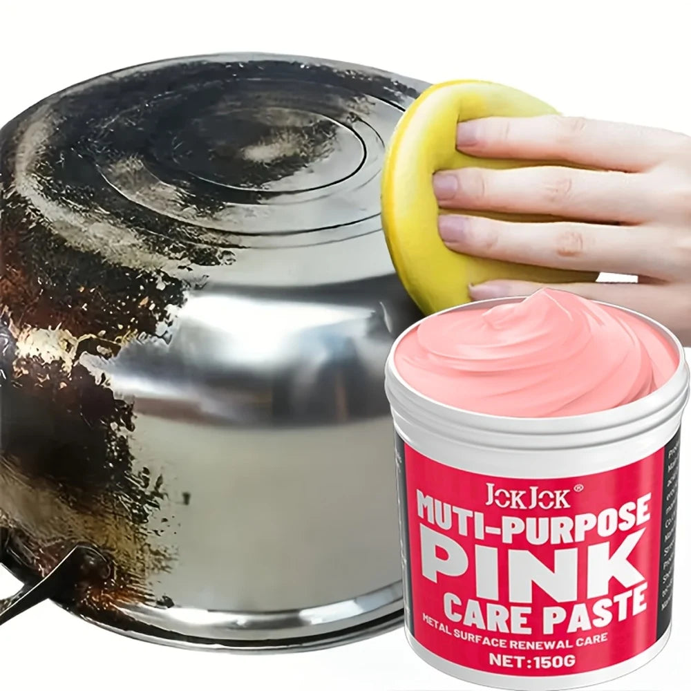 Multi-Purpose Pink Care - Refreshes Metal & Ceramic Surfaces, Gentle Formula with Long-Lasting Scent, Non-Toxic & Paraben-Free F