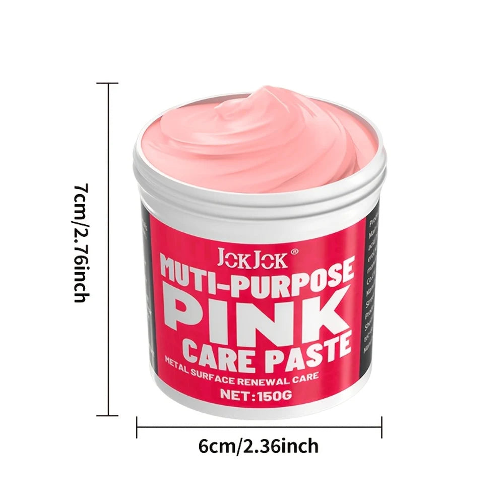 Multi-Purpose Pink Care - Refreshes Metal & Ceramic Surfaces, Gentle Formula with Long-Lasting Scent, Non-Toxic & Paraben-Free F