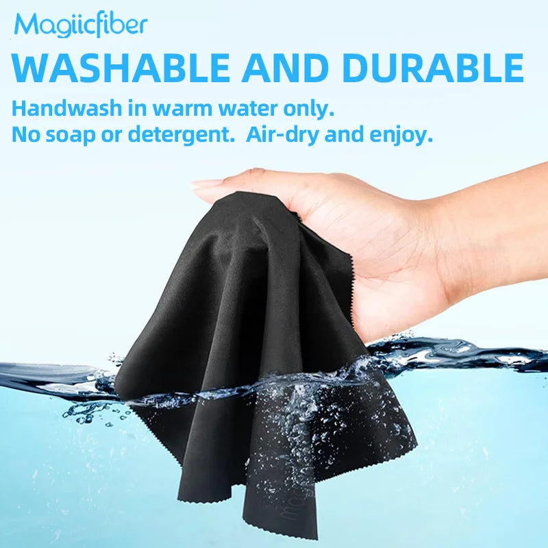 MagiicFiber Premium Microfiber Cleaning Cloths – Pack of 2 | Streak-Free, Ultra-Soft