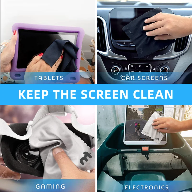 MagiicFiber Premium Microfiber Cleaning Cloths – Pack of 2 | Streak-Free, Ultra-Soft