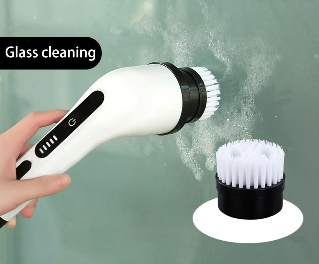 9-Piece Electric Scrubber Replacement Brush Heads – Universal Rotary Cleaning Accessory Kit