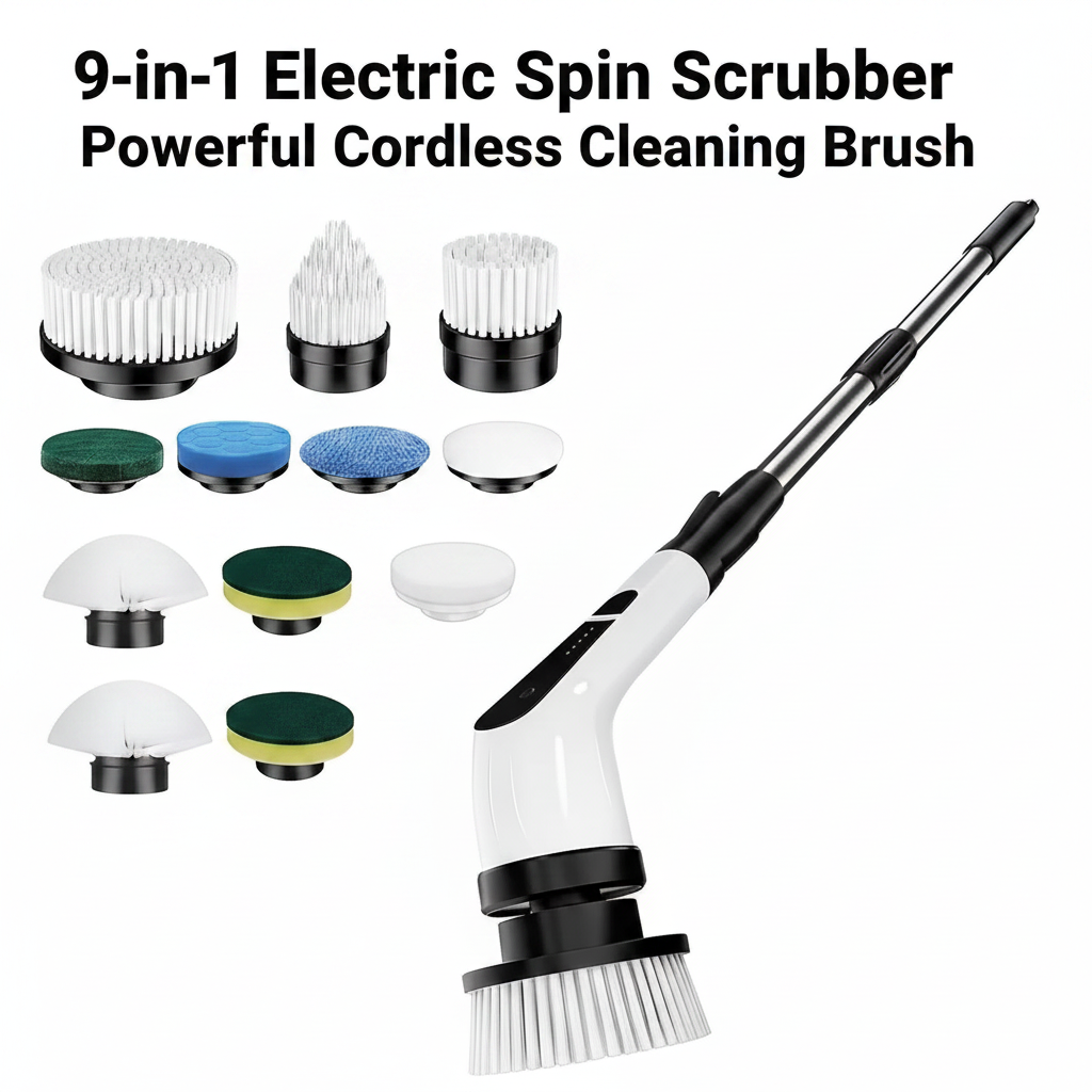 Electric Spin Scrubber – Avec description